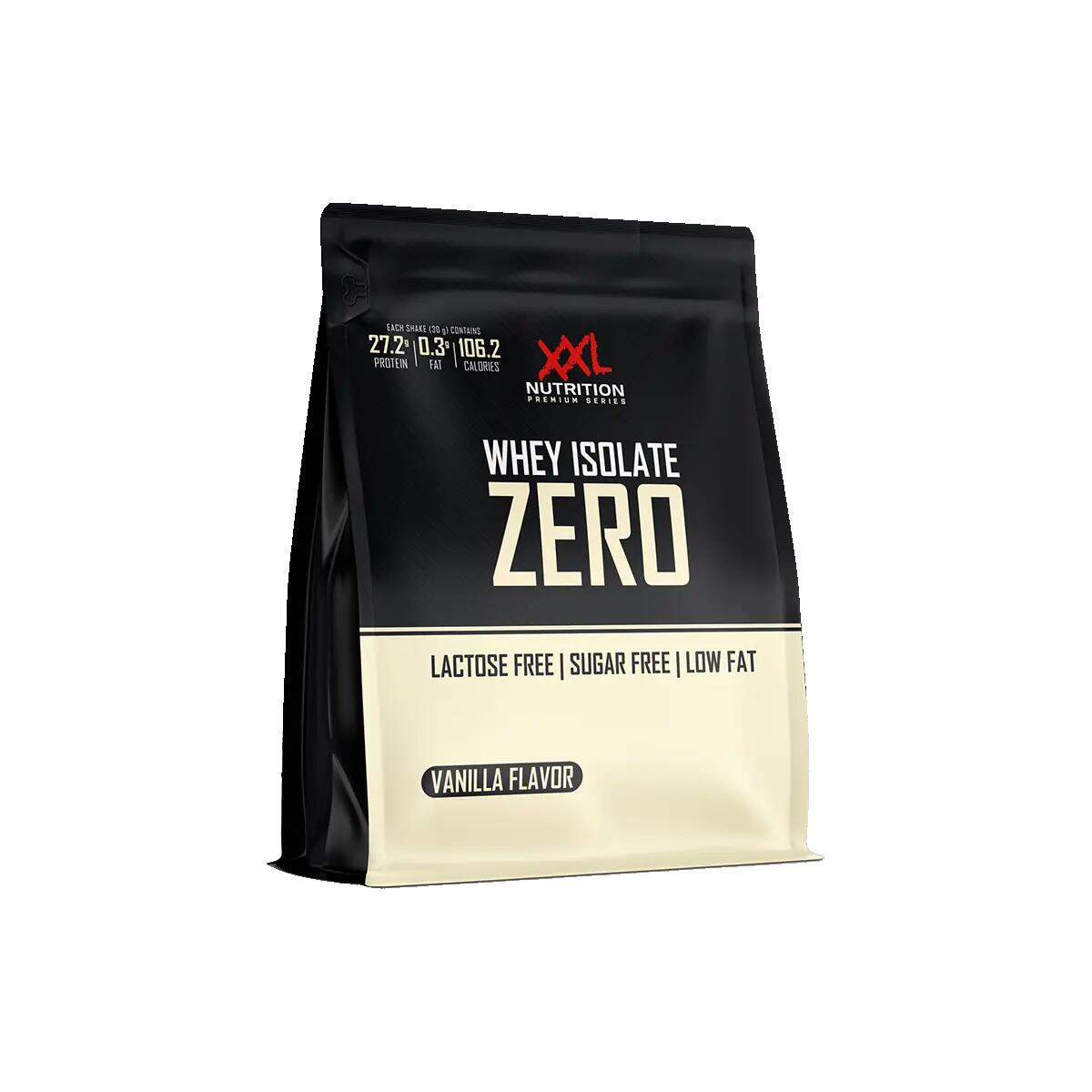 Whey Isolate Zero - 90% de Protéines, Sans Lactose - Vanille - 1000g (33 shakes 2/2