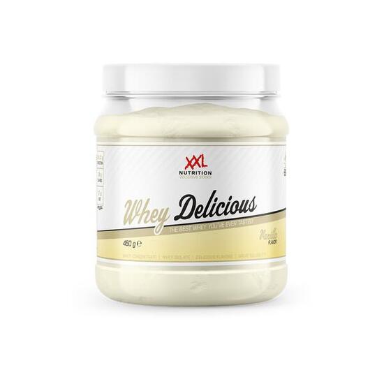 Whey Delicious - 80% Eiwit, Proteïne Poeder - Vanille - 450 gram (15 shakes)