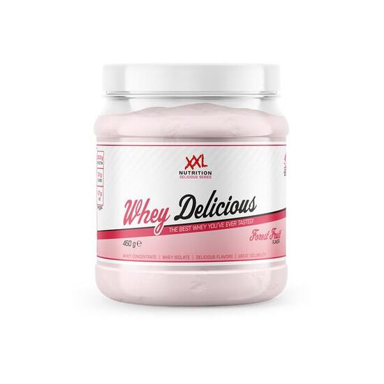 Whey Delicious - 80% Eiwit, Proteïne Poeder - Bosvruchten - 450 gram (15 shakes)