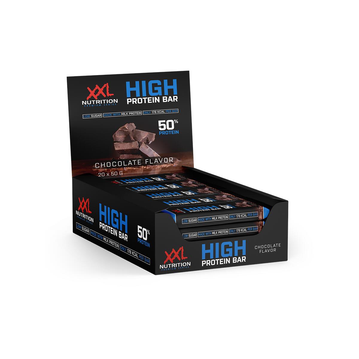 High Protein Bar 2.0 - 25g Protéines, Barre Protéine - Chocolat - 20x50g 2/2