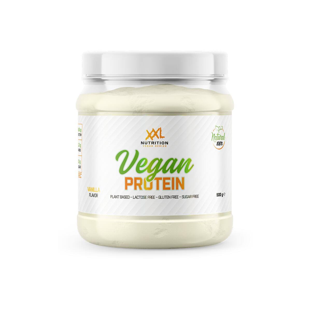 Vegan Protein - Tot 20g Proteïne, Vegan Eiwitpoeder - Vanille - 500 gram 2/2