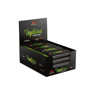 Vegalicious protein bar - 12g proteïne, vegan eiwitrepen - karamel - 12 repen