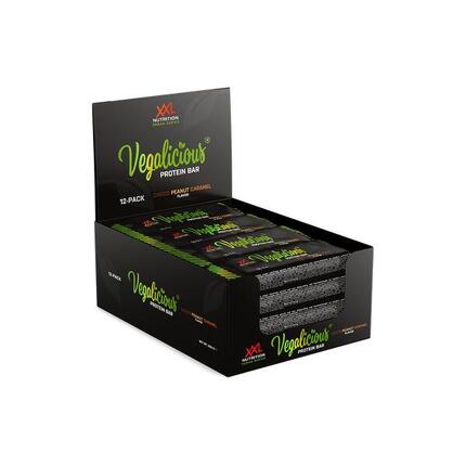 Vegalicious Protein Bar - 12g Proteïne, Vegan Eiwitrepen - Karamel - 12 Repen