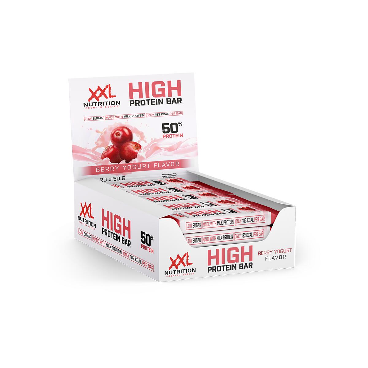 High Protein Bar 2.0 - 25g Proteïne, Eiwitreep - Berry Yoghurt - 20 Pack 2/2