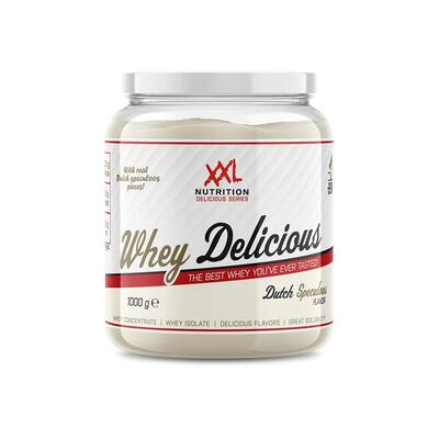 Whey delicious - 80% eiwit, proteïne poeder - vanille - 450 gram (15 shakes)