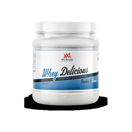 Whey Delicious - 80% Eiwit, Proteïne Poeder - Vanille - 450 gram (15 shakes)