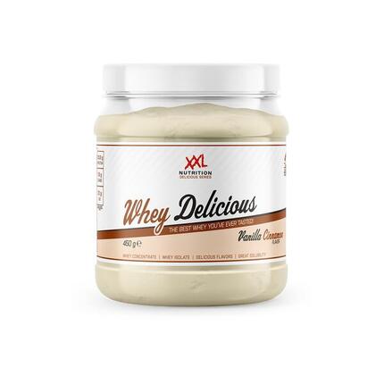 Whey Delicious - 80% Eiwit, Proteïne Poeder - Vanille - 450 gram (15 shakes)