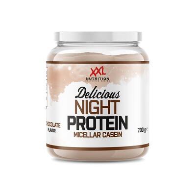 Delicious night protein - 22g eiwit, caseïne eiwitpoeder - banaan - 700 gram