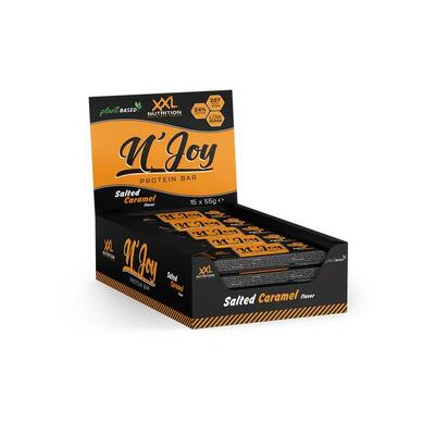 N'joy protein bar - 13g proteïne, eiwitreep, vegan - gezouten karamel - 15 pack