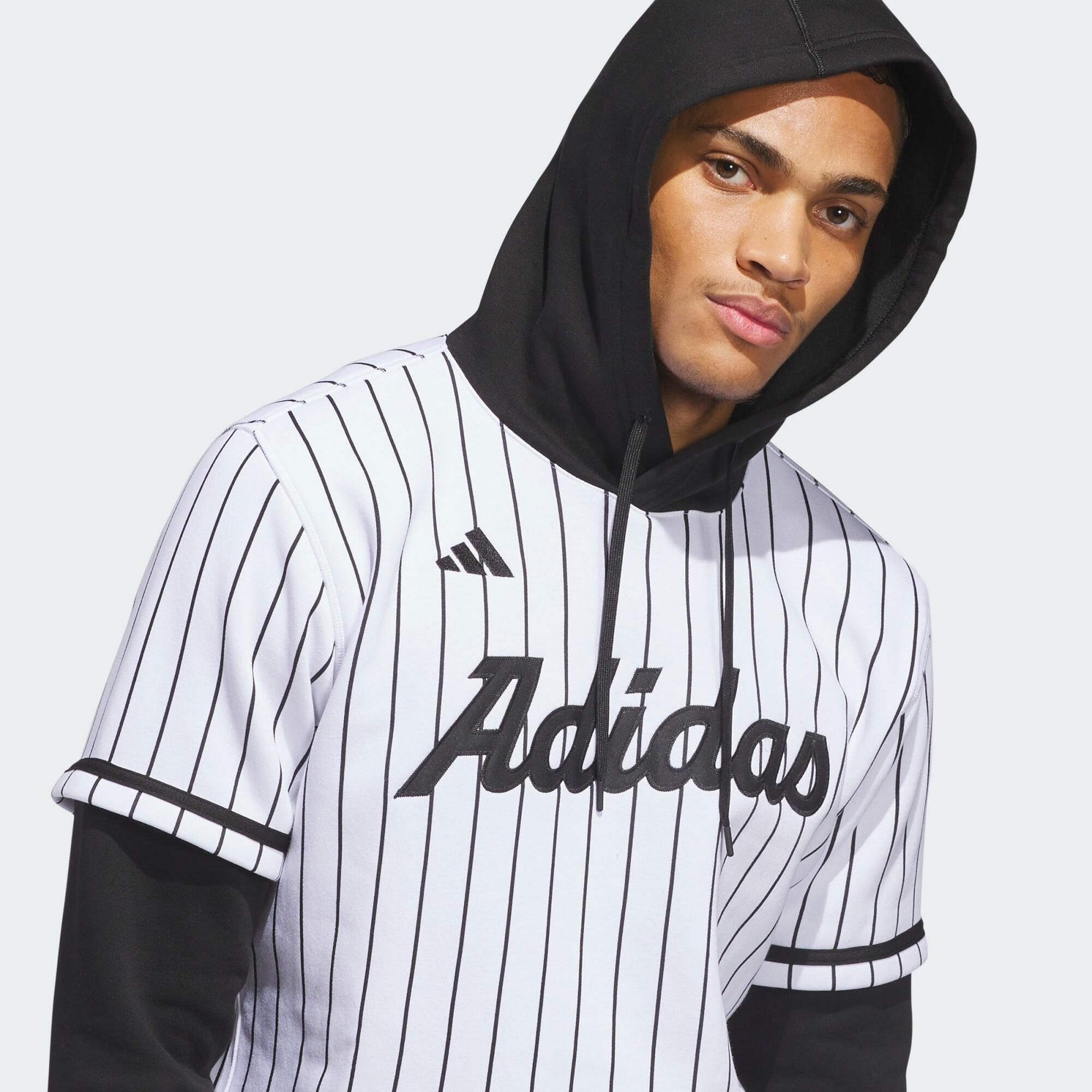 Maillot à capuche adidas Dugout Pinstripe 5/7