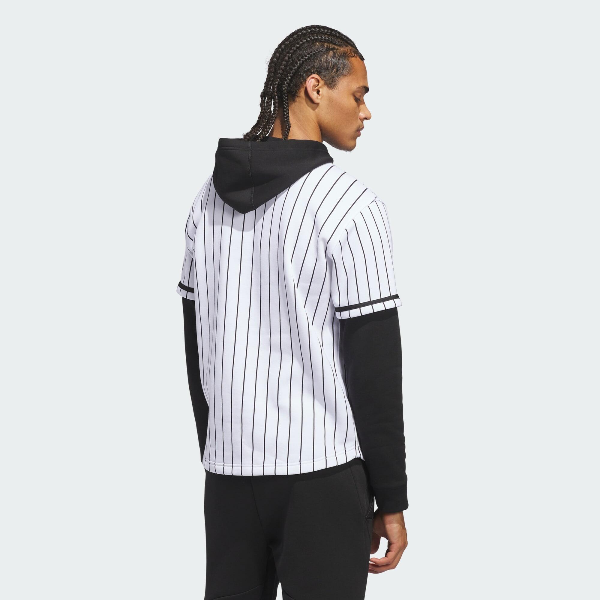 Maillot à capuche adidas Dugout Pinstripe 4/7