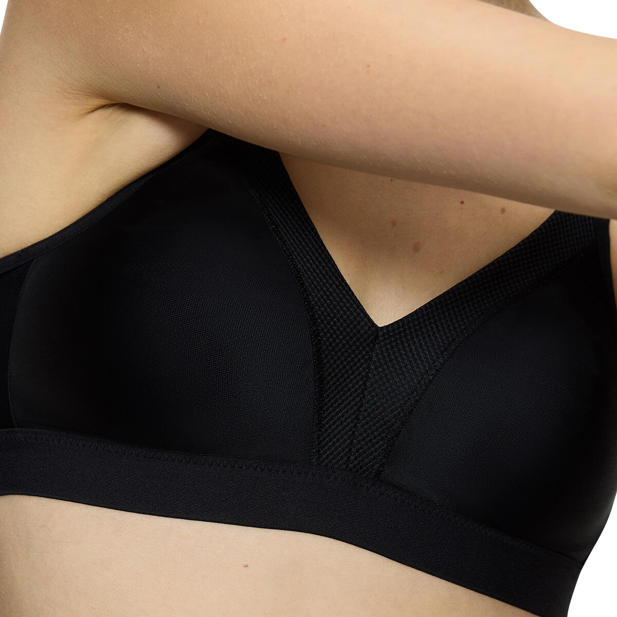 Női Sportmelltartó Merevítő nélküli Jógához Triaction Wellness N 4/5