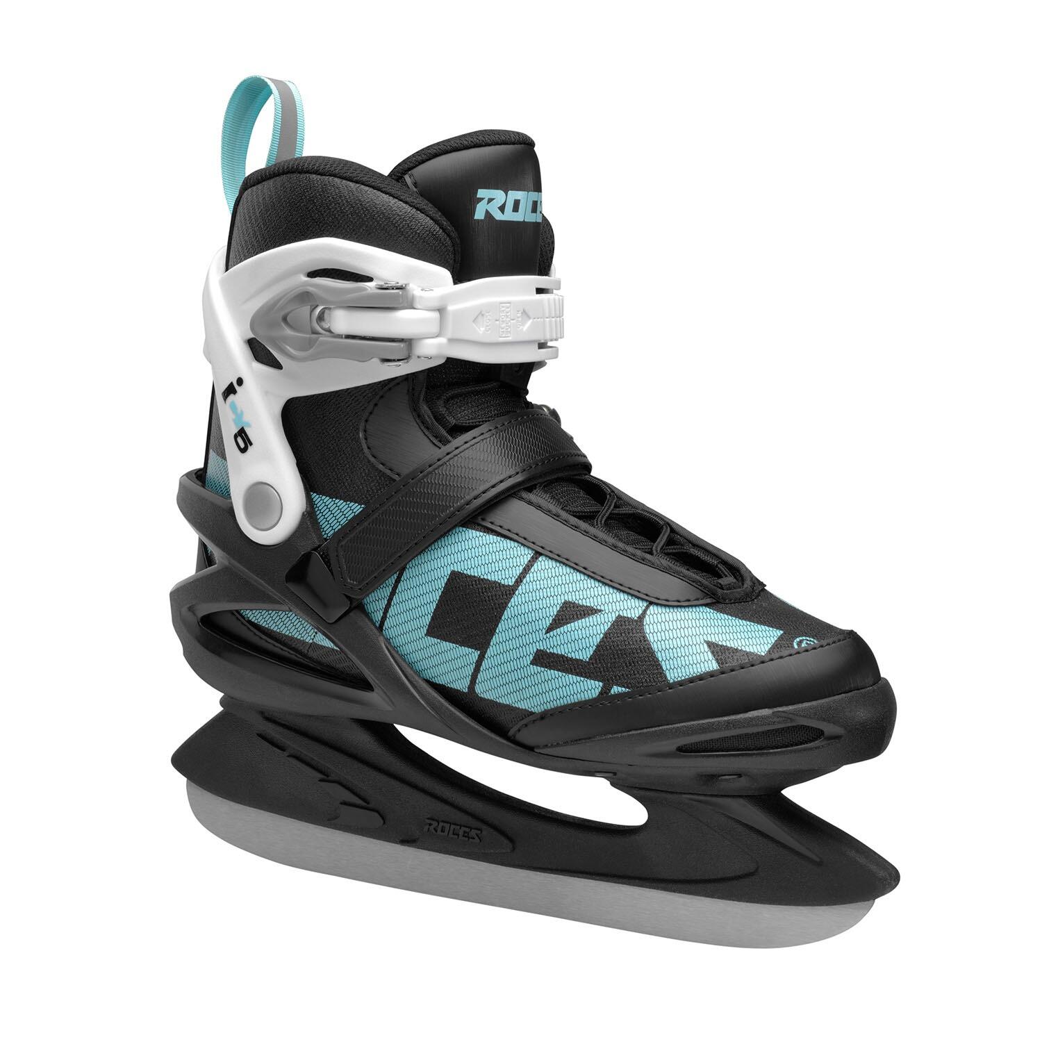 Roces - Icy 5 IJshockeyschaatsen - Dames - Zwart/Blauw - 37