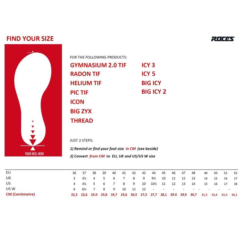 Roces - Big Icy 2 IJshockeyschaatsen - Heren - Zwart/Wit - 52