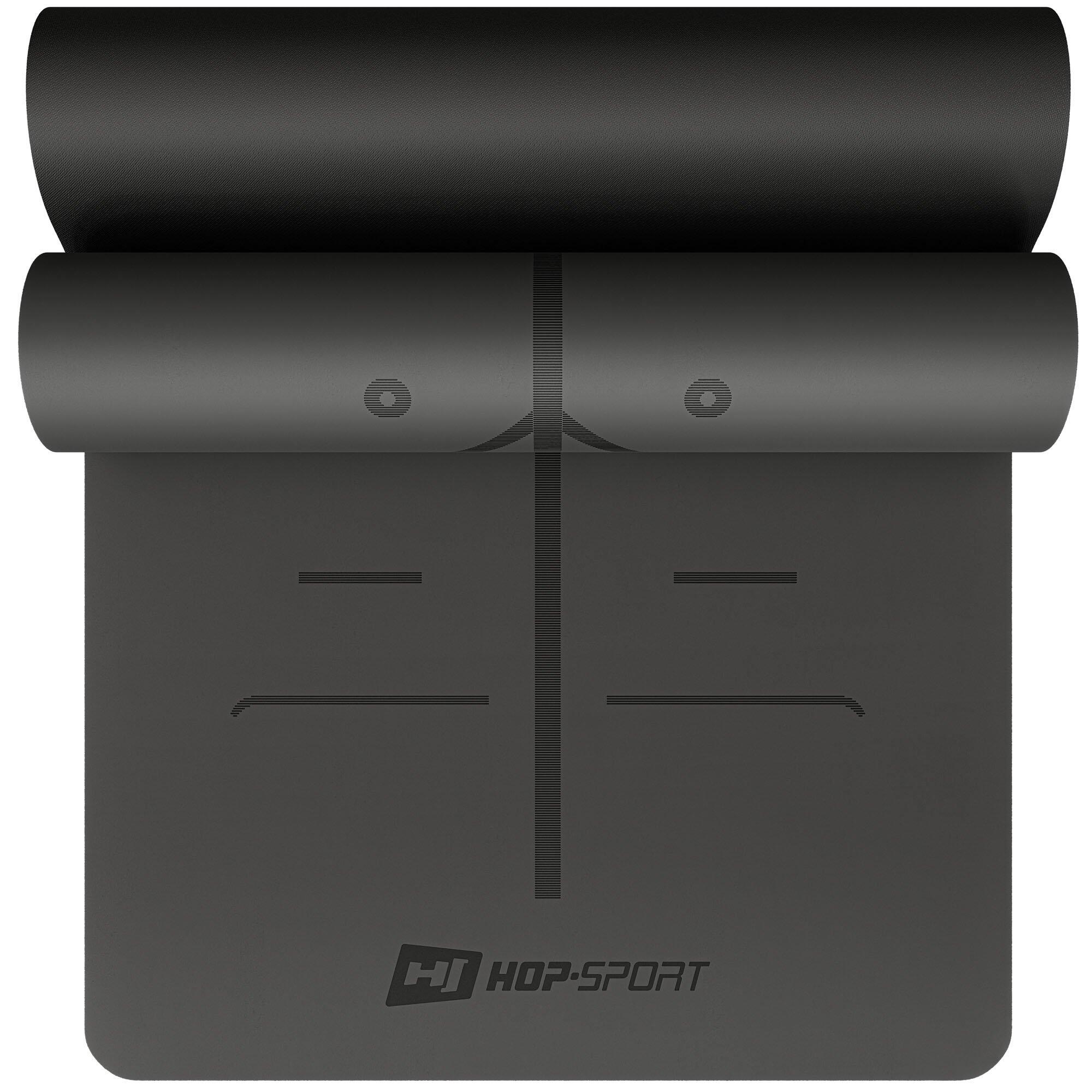 Hop-sport - Tapis De Yoga Pu 0,5cm Hop-sport, Antidérapant - Tapis De Sol (mousse) - Noir - 183 Cm - Decathlon