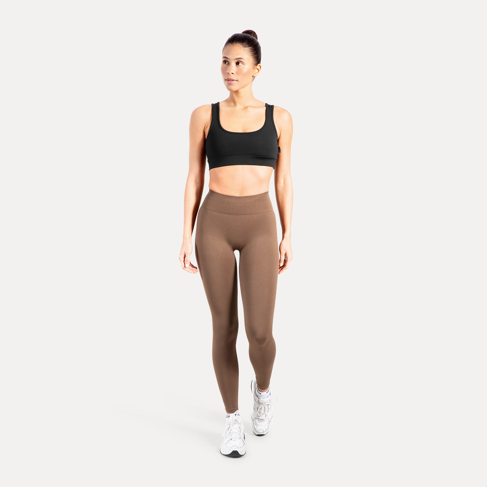 Damen Leggings Cetrina Scrunch Braun 3/6