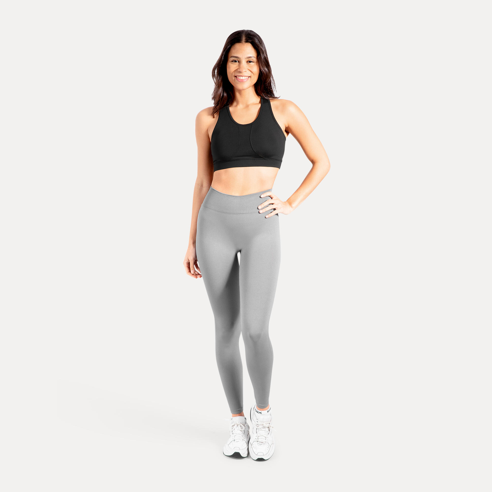Damen Leggings Cetrina Scrunch Grau 3/5