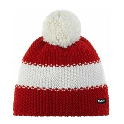 Eisbär Bommelmütze für Herren Star Pompon MÜ aus 50% Merinowolle