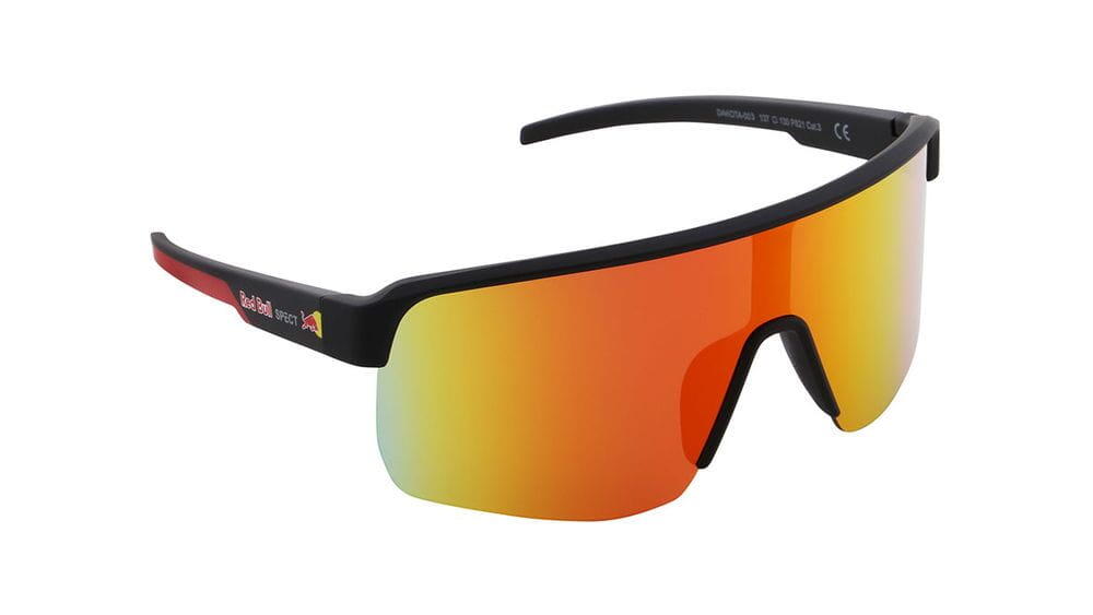 Lunettes de soleil DAKOTA - Rubber Black/Red Revo 3/3