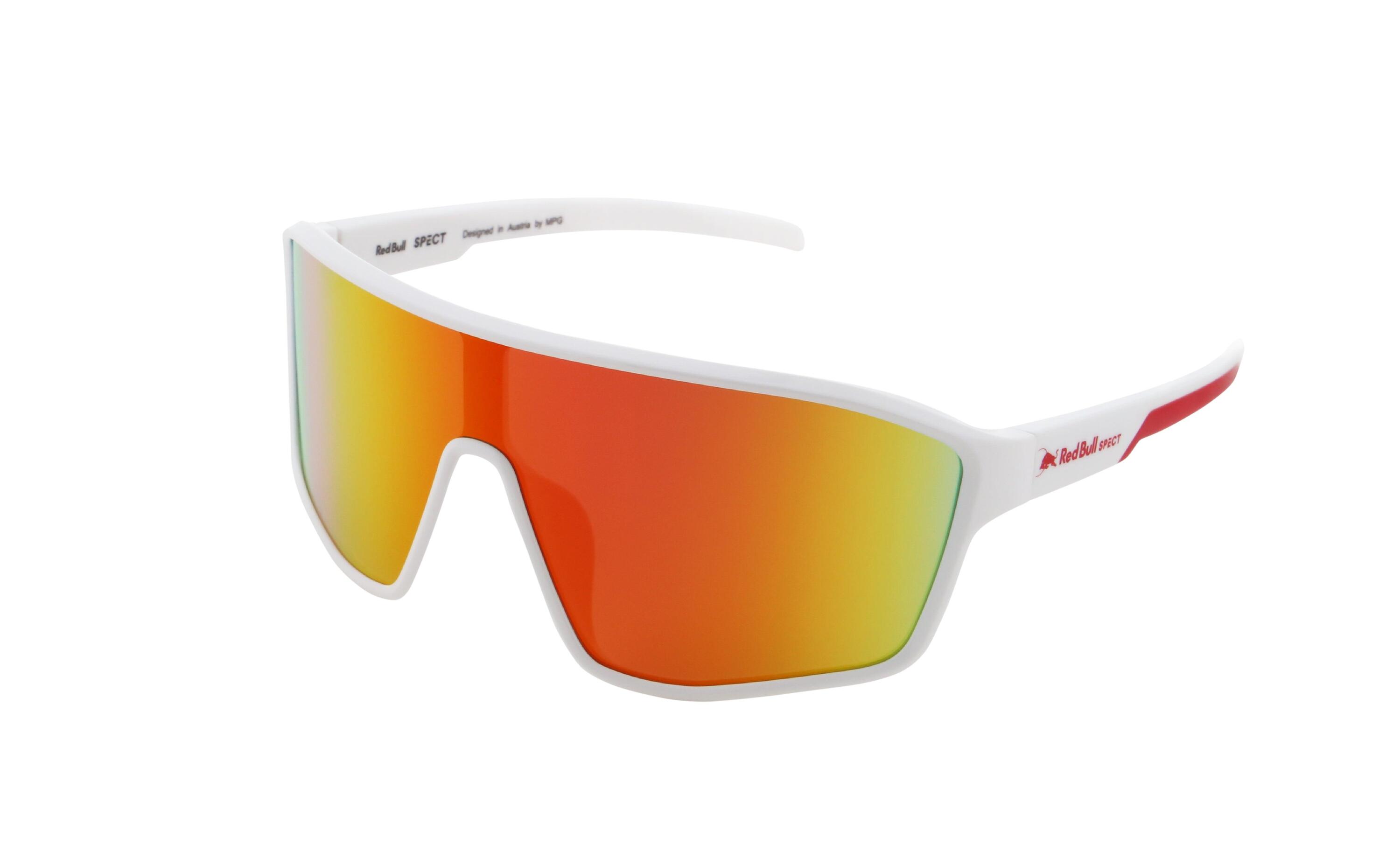 RED BULL SPECT EYEWEAR Fahrradbrille DAFT-002 - ORANGE / WEISS 3/6