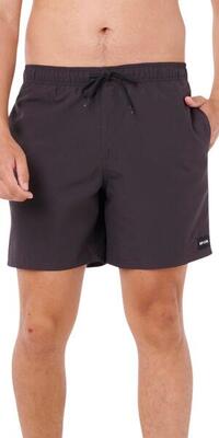 Costume da bagno Uomo 17" volley elastico in tessuto elasticizzato Nero