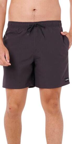 Costume da bagno Uomo 17" volley elastico in tessuto elasticizzato Nero