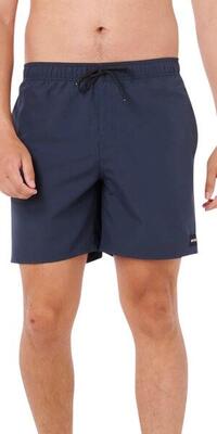 Costume da bagno Uomo 17" volley elastico in tessuto elasticizzato Nero