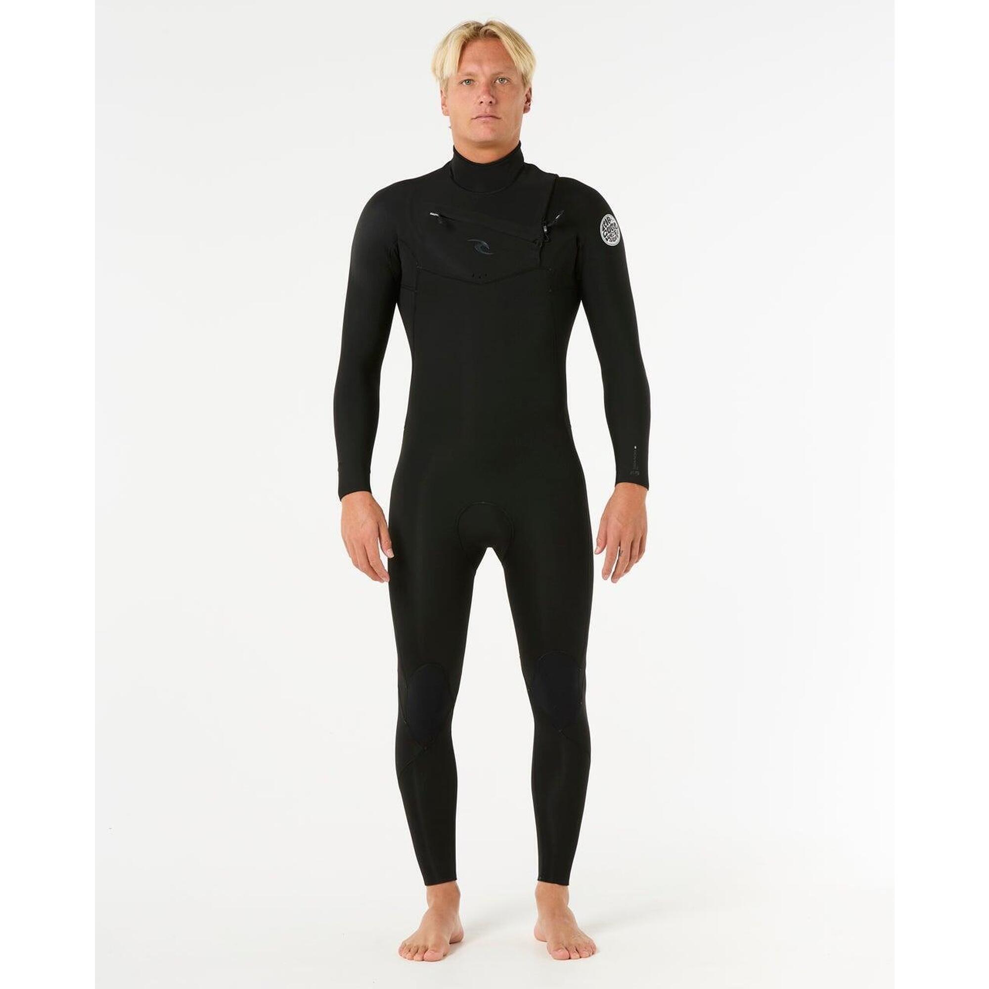 Rip Curl - Combinaison Dawn Patrol Pro 4/3 Zip Poitrine Noir - Combinaison Néoprène - Noir - 48 Xl - Decathlon