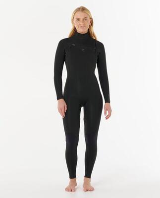 Dawn patrol pro 3/2 borstritssluiting wetsuit zwart