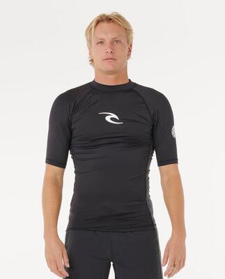 Dames langarm uv-bescherming classic surf t-shirt zwart