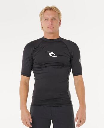 Damen Langarm-UV-Schutz Classic Surf T-Shirt Schwarz