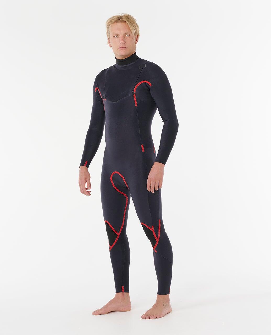 Combinaison Dawn Patrol Pro 4/3 Zip Poitrine 6/7