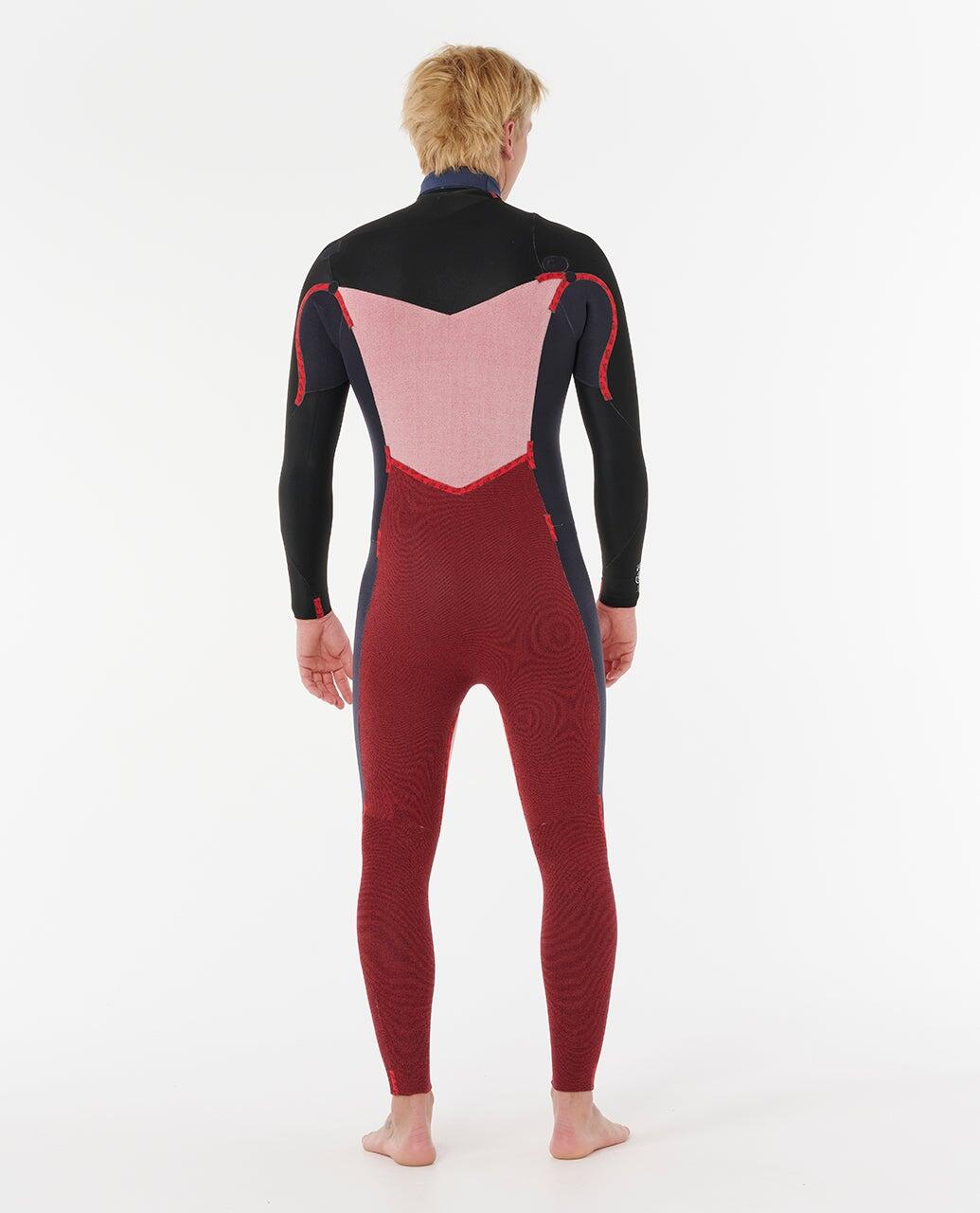 Combinaison Dawn Patrol 4/3 Zip Poitrine 6/7