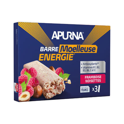 Boîte de 20 barres Apurna Energie Moelleuse Banane Céréales