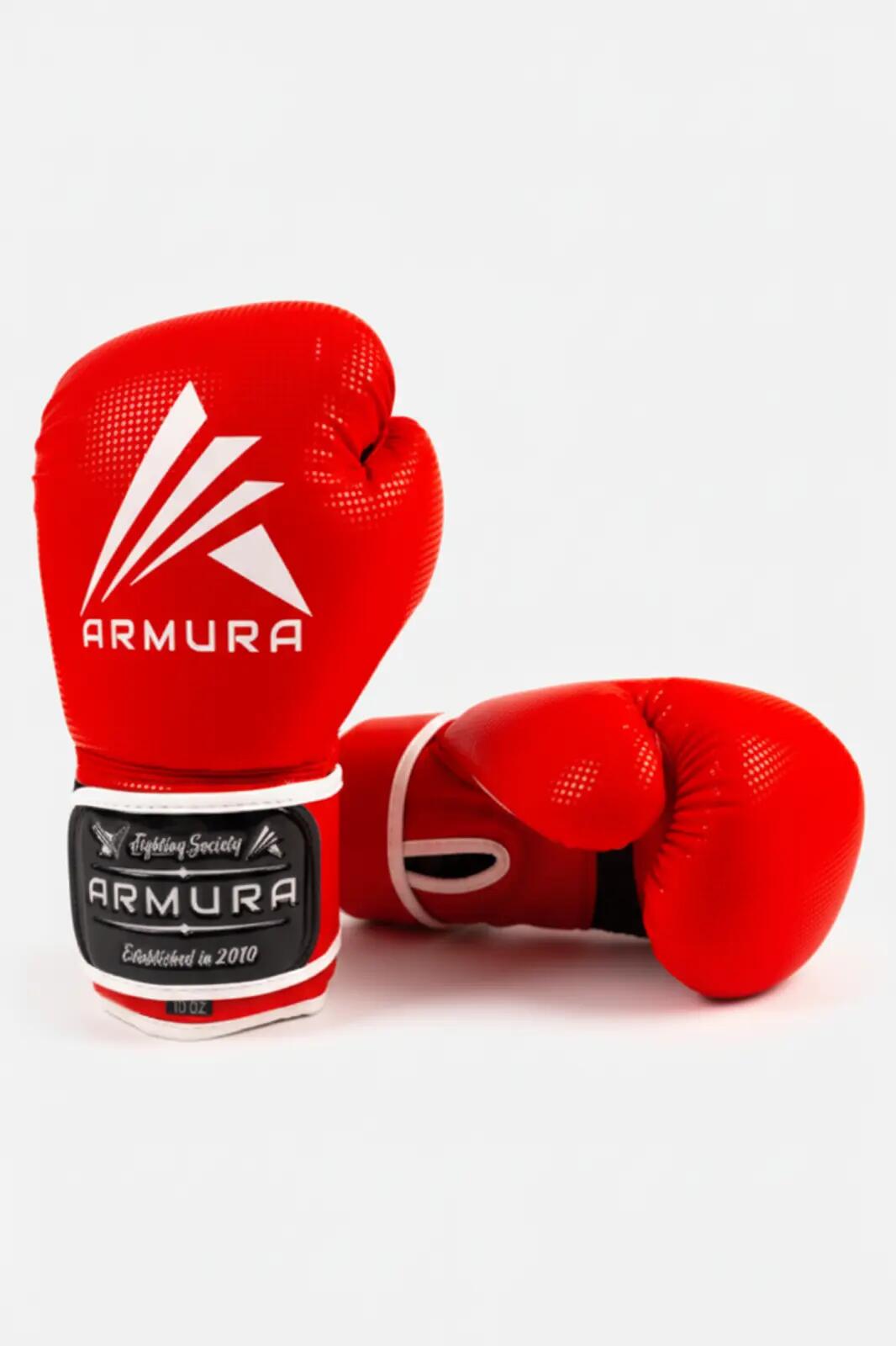 Manusi de  box ARMURA Decurion 5.0 Rosii 1/6