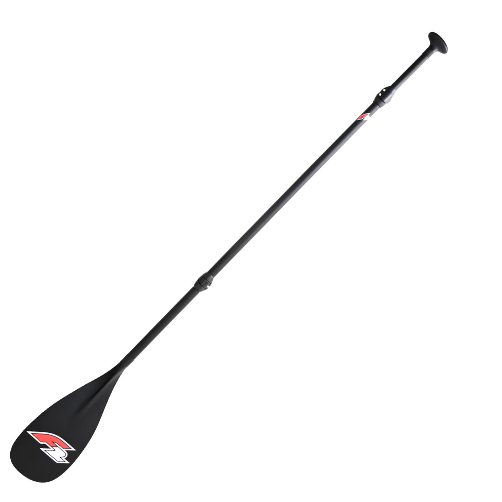 F2  SUP Paddel 40% Carbon Paddle 3-teilig 170-220cm Schwarz 3/3