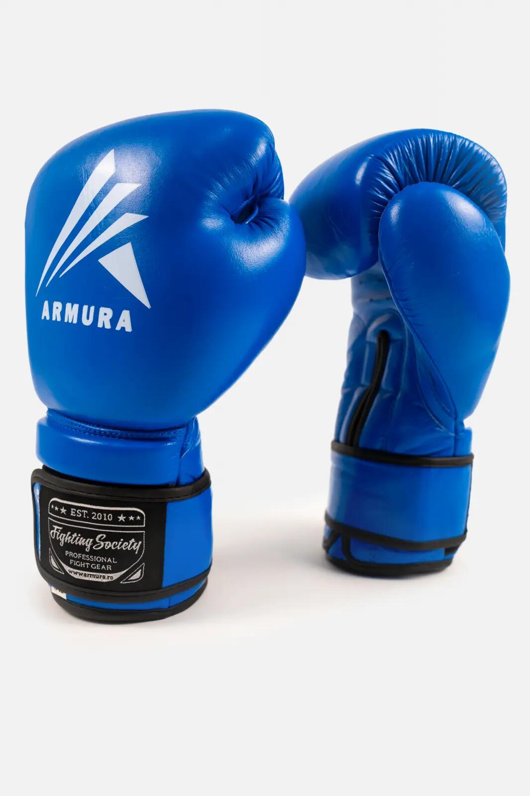Manusi de box ARMURA Fanaticus 4.0 Albastre 4/5