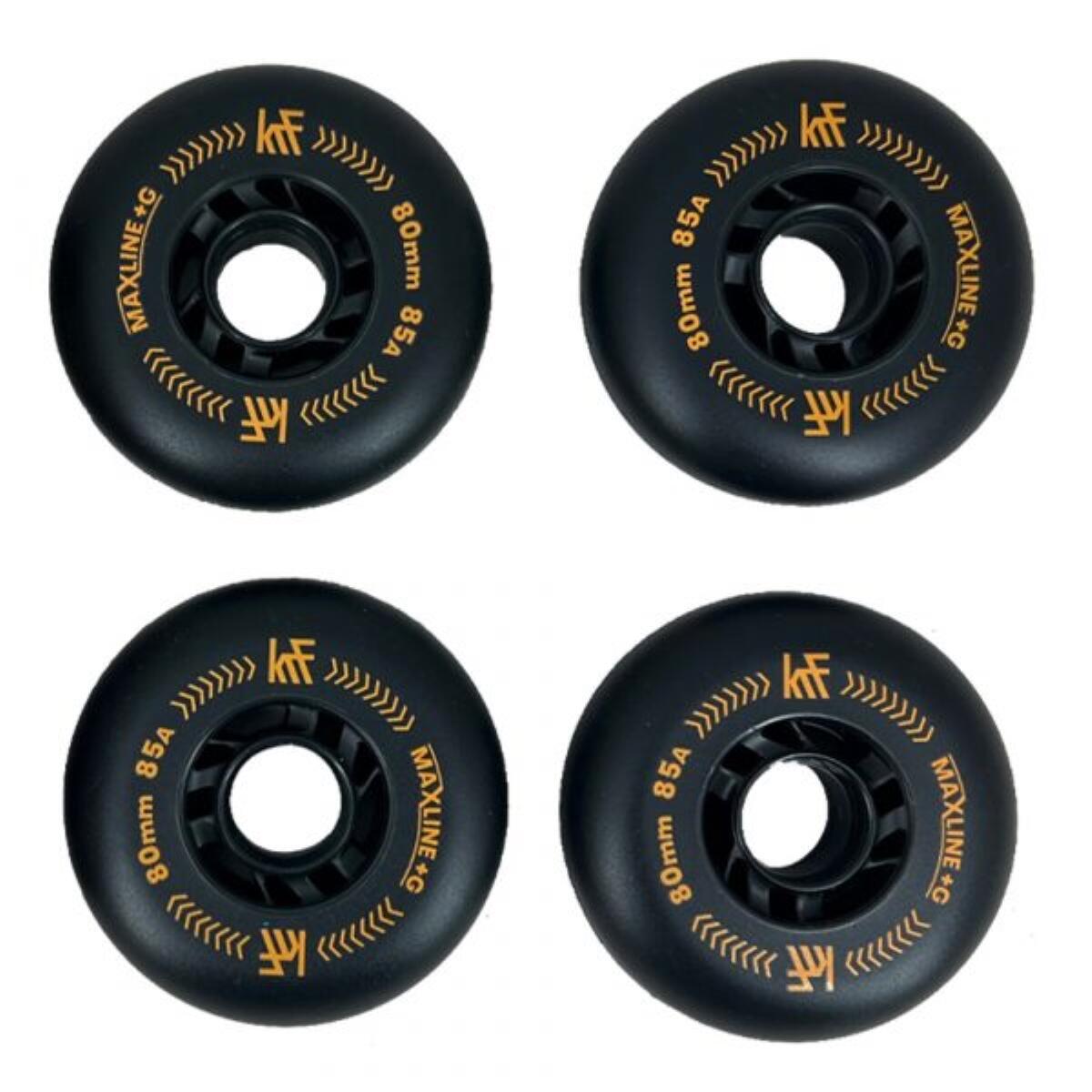 Pack De 4 Ruedas KRF Inline Especialidad Freeskate Tamaño: 80Mm 3/3