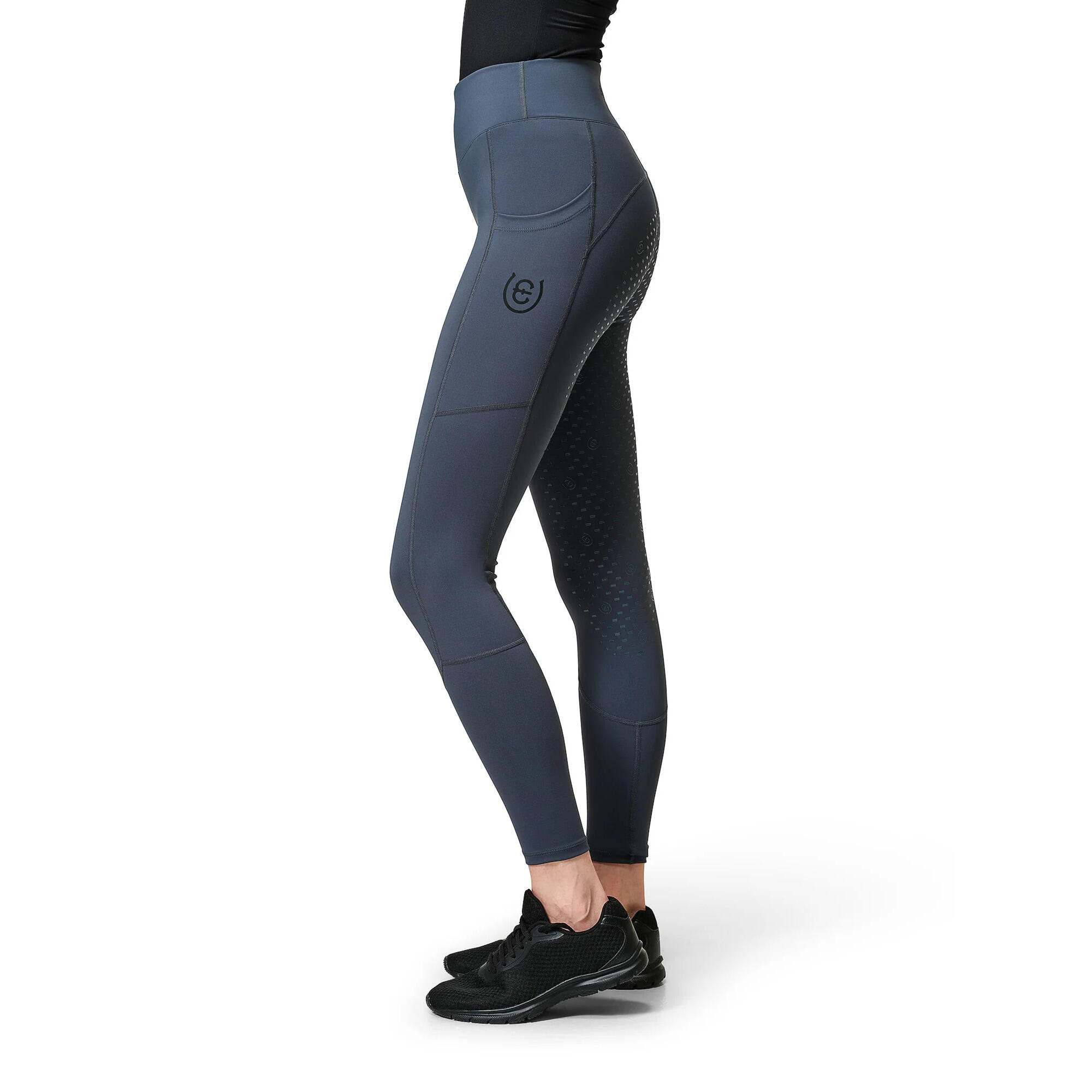 Leggings da equitazione full grip da donna Equestrian Stockholm Jump Movement 3/3
