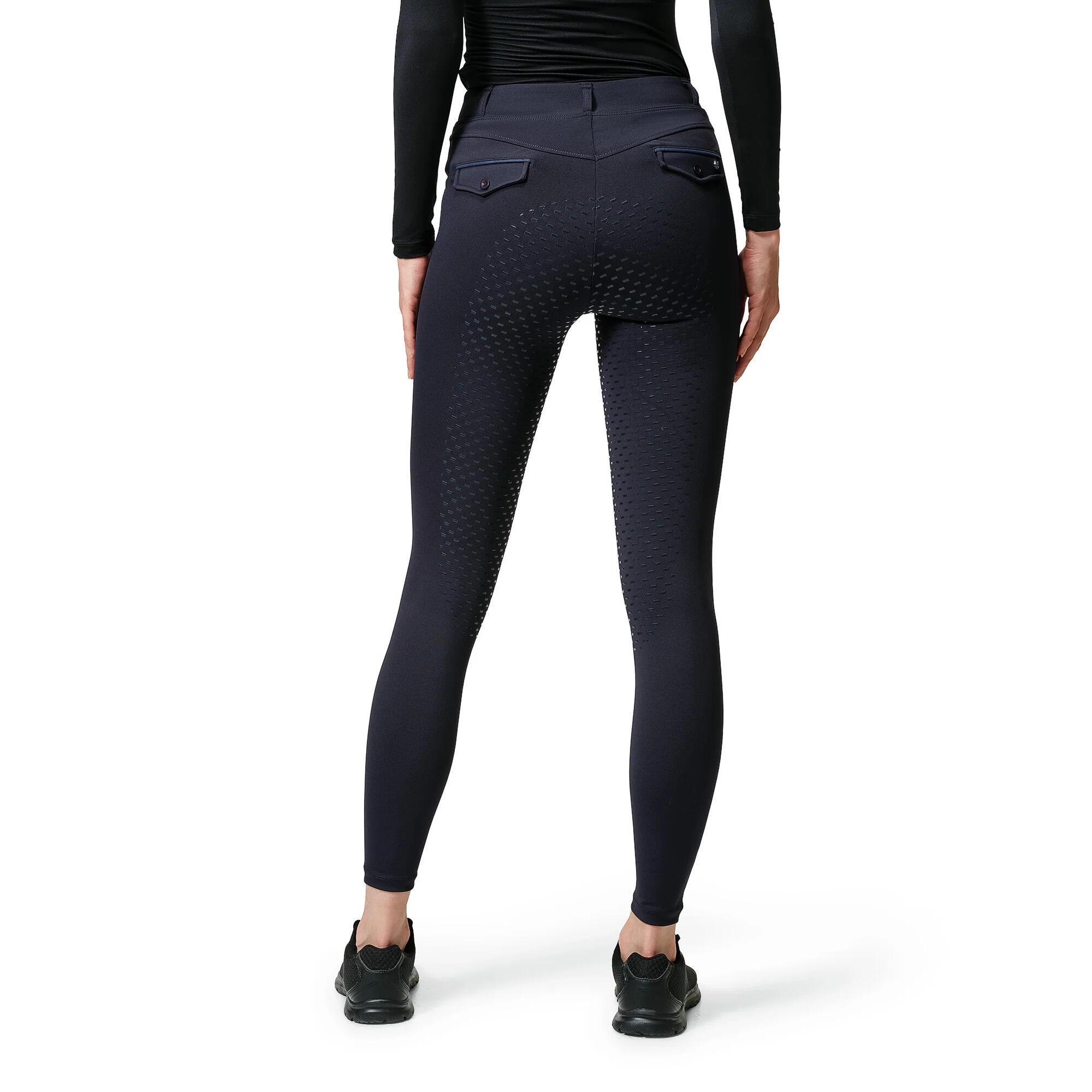 Leggings da equitazione full grip da donna Equestrian Stockholm Premium 2/3
