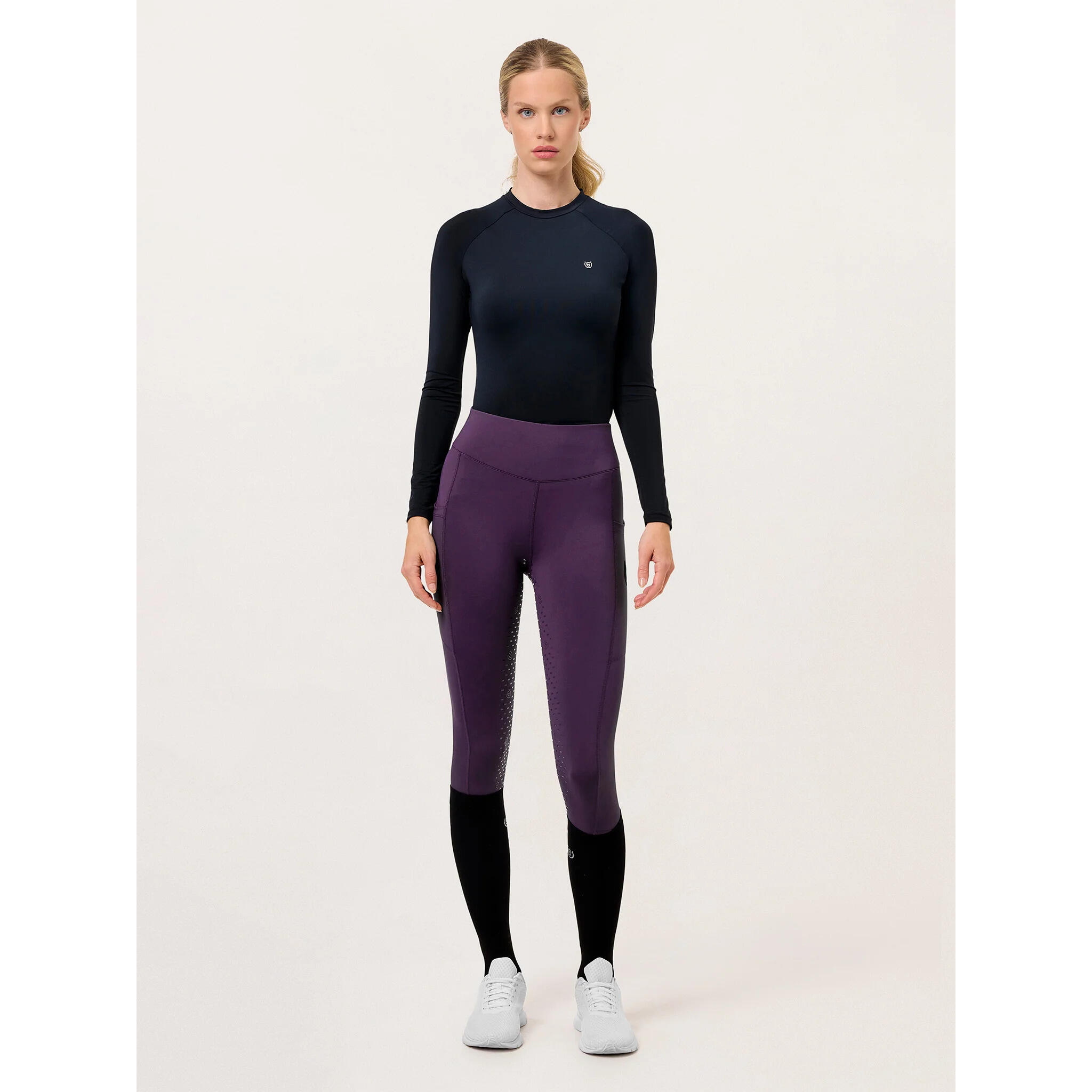 EQUESTRIAN STOCKHOLM Leggings da equitazione full grip da donna Equestrian Stockholm Dressage Movemen