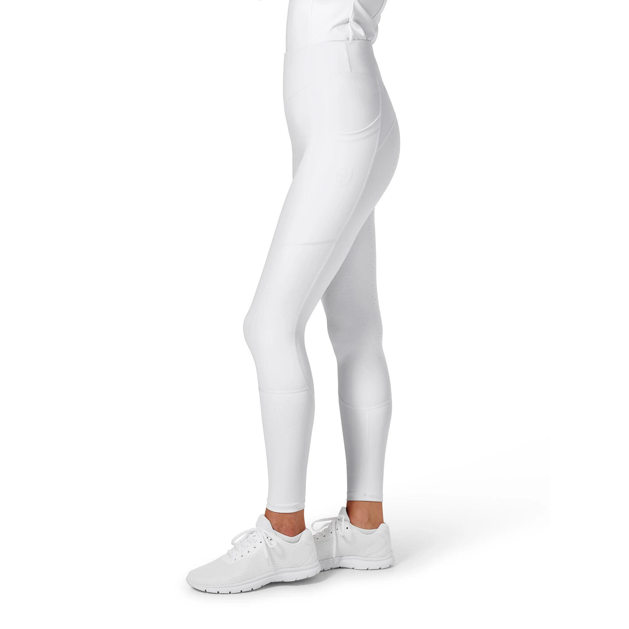 Leggings da equitazione full grip da donna Equestrian Stockholm Jump Movement 4/4