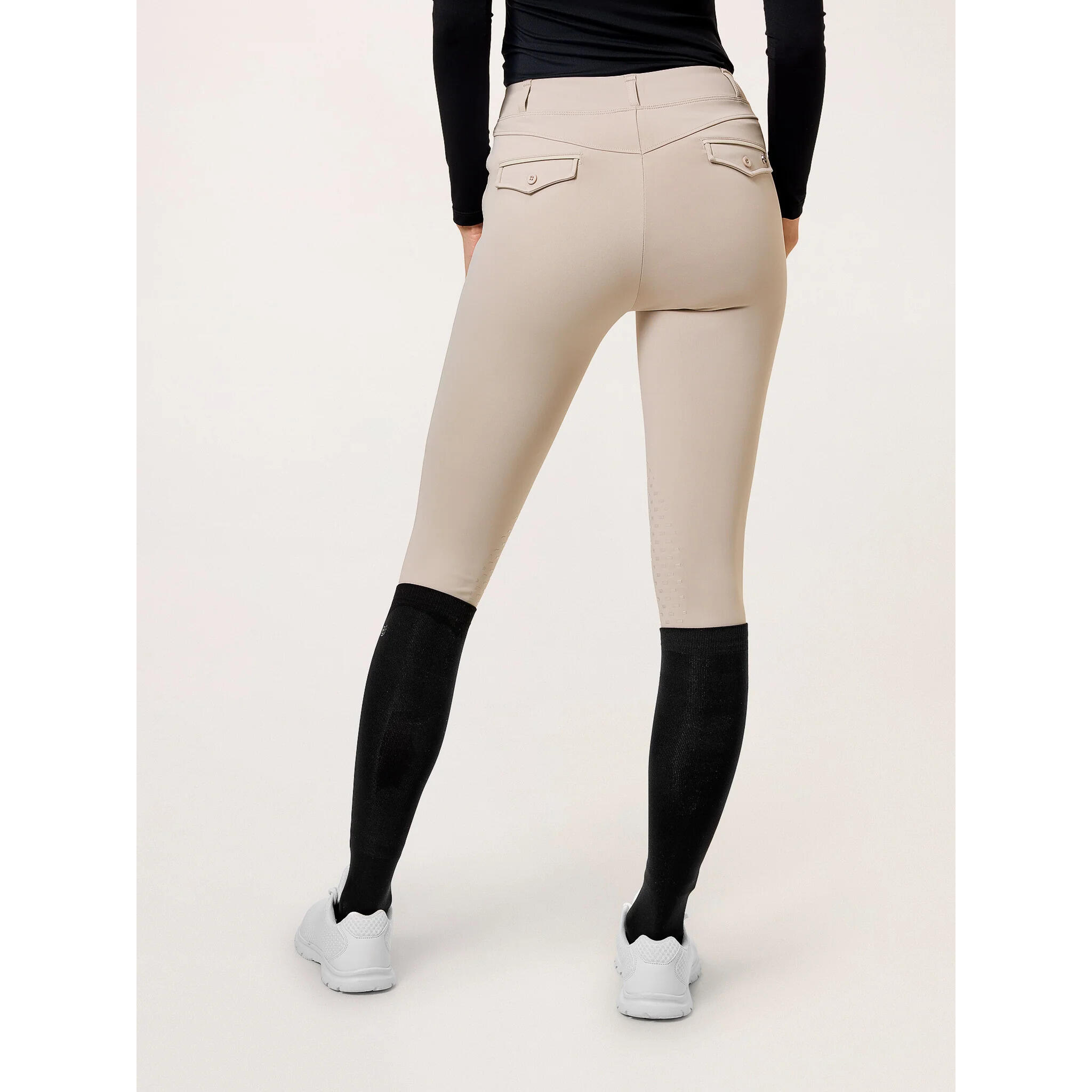 Damskie legginsy jeździeckie z pełną przyczepnością Equestrian Stockholm Premium 2/3