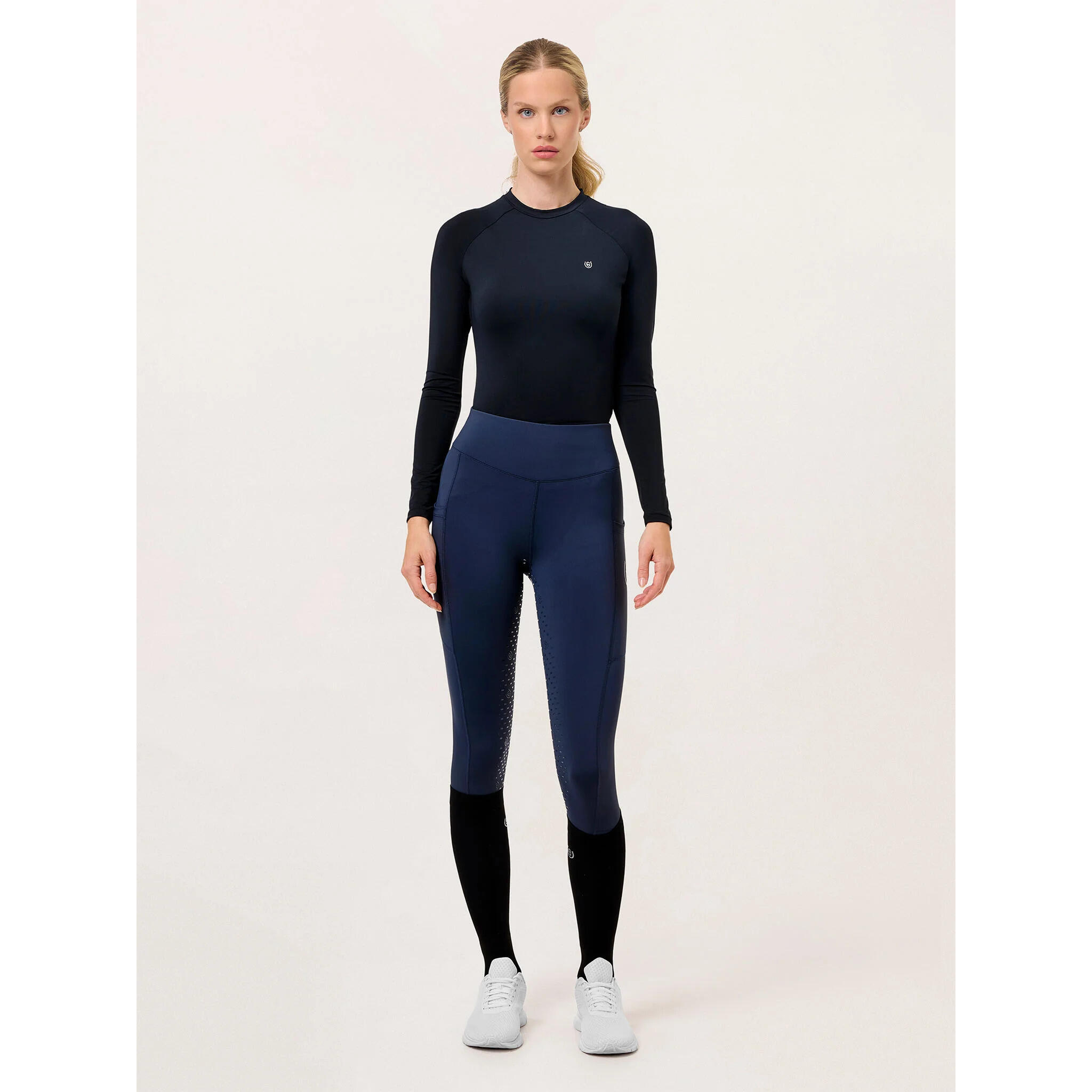 EQUESTRIAN STOCKHOLM Leggings da equitazione full grip da donna Equestrian Stockholm Jump Movement