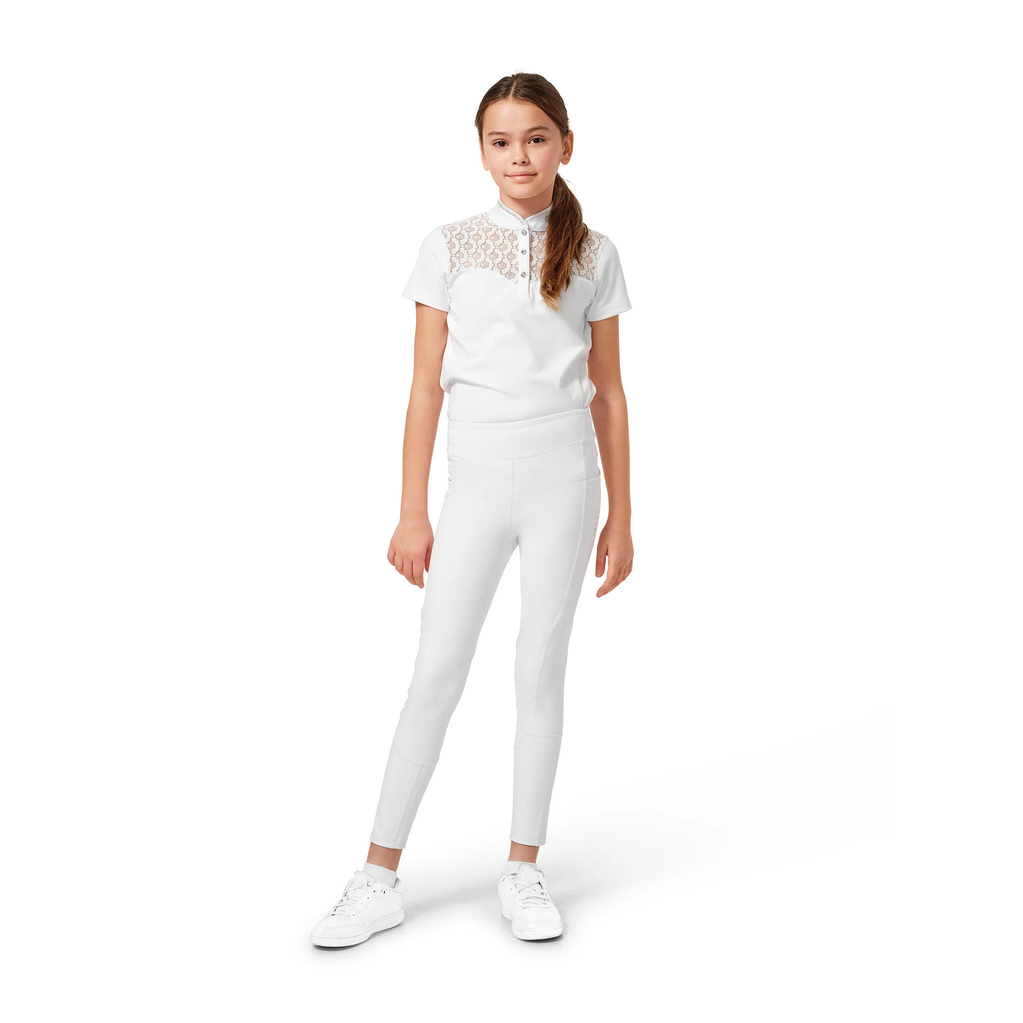 Leggings da equitazione full grip da bambina Equestrian Stockholm Movement 3/3