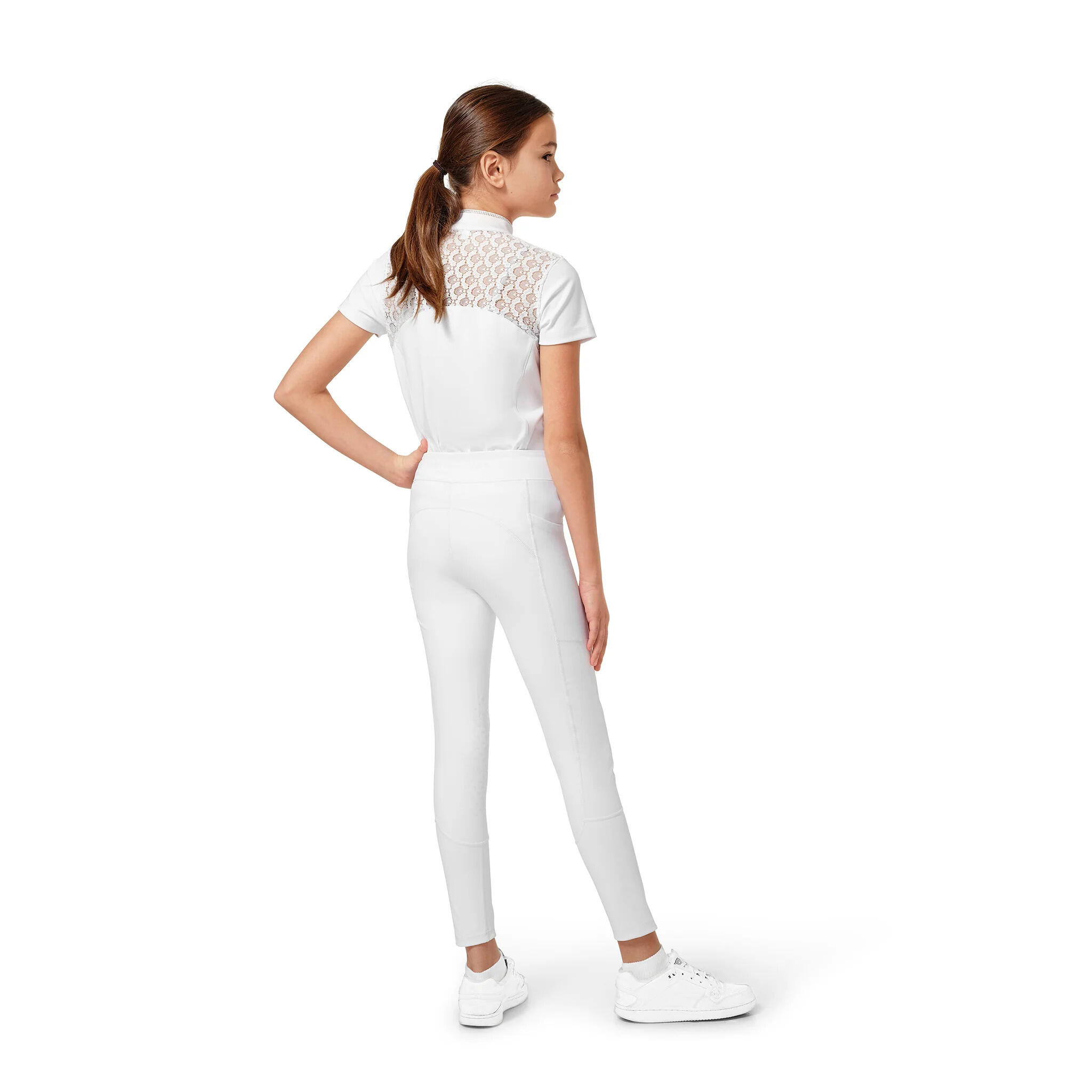 Leggings da equitazione full grip da bambina Equestrian Stockholm Movement 2/3
