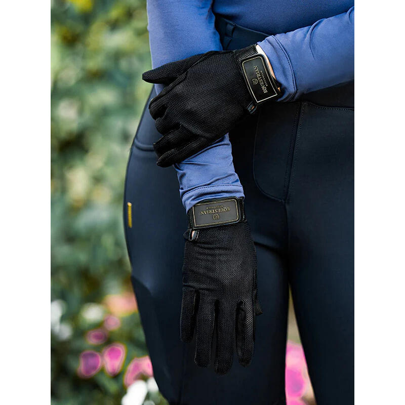 Leren rijhandschoenen Equestrian Stockholm 2/4