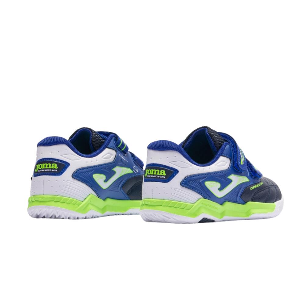 Joma Cancha JR 2603 Navy Blue Indoor – Sapatilhas de futebol de salão júnior com 3/7