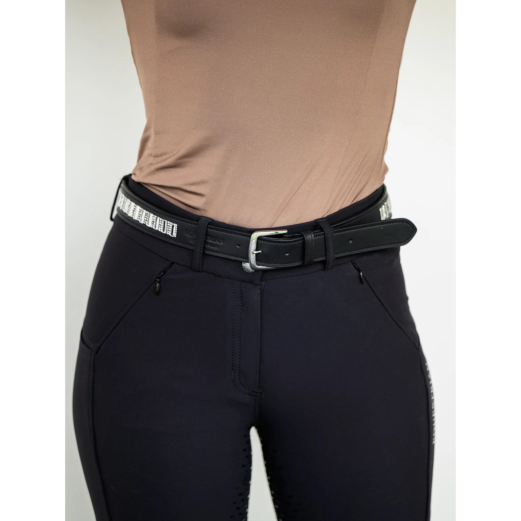 Ceinture en cuir femme Equestrian Stockholm Contest 2/4