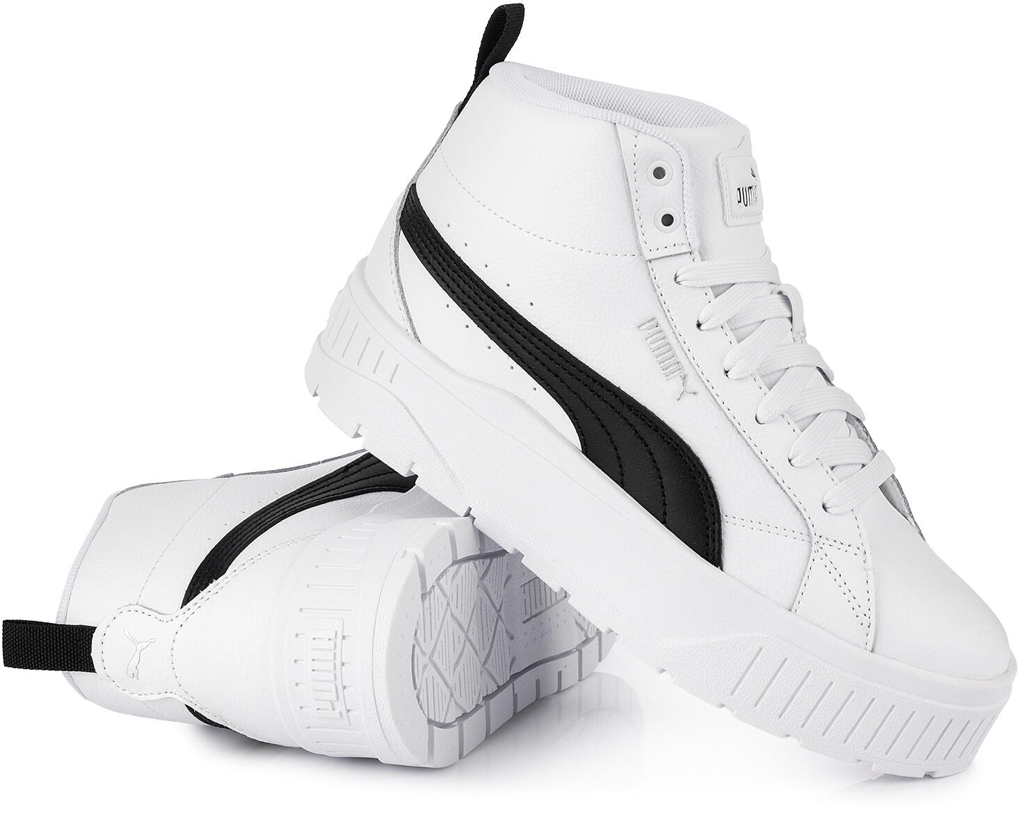 Buty sportowe sneakersy damskie wysokie na platformie PUMA KARMEN II MID 397459- 4/7
